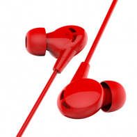 купить Наушники-вкладыши ORICO SOUNDPLUS-RP1-RD <3.5mm, 1.2M, Red> в Алматы фото 2