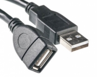 купить Кабель PowerPlant USB 2.0 AF &ndash; AM, 3м, One ferrite в Алматы фото 1