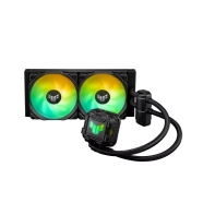 Купить СЖО Asus TUF Gaming LC II 240 ARGB, S115X/1200/1700/AM4/AM5, 12cm, 3+4pin, Al+Cu, 800-2000rpm, 29dB, в Алматы
