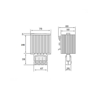 купить Обогреватель шкафной iPower HG140 100W 110-250V AC/DC в Алматы фото 3