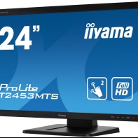 купить Монитор LCD 23.6** [16:9] 1920х1080(FHD) VA, nonGLARE, TOUCH, 250cd/m2, H178&deg;/V178&deg;, 3000:1, 12М:1, 4ms, VGA, DVI, HDMI, Tilt, Speakers, 3Y, Black в Алматы фото 1