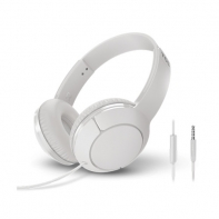 купить TCL On-Ear Wired Headset, Strong BASS, flat fold, Frequency of response: 10-22K, Sensitivity: 102 dB, Driver Size: 32mm, Impedence: 32 Ohm, Acoustic system: closed, Max power input: 30mW, Connectivity type: 3.5mm jack, Color Ash White в Алматы фото 3