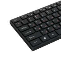 купить Клавиатура проводная мультимедийная Genius SlimStar 126, USB,  104 клавиши, 9 горячих кнопок, влагозащищенная, тонкие клавиши клавиши, кабель 1.5 м. в Алматы фото 2