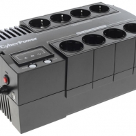 купить Резервный ИБП, CyberPower BS650E, 650VA/390W, AVR, USB, 8*Schuko CEE 7/4, USB, PowerPanel® Personal Edition в Алматы фото 1