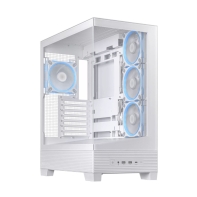Купить Корпус для ПК ASUS A31 PLUS TG ARGB Panoramic Design Case, BTF Support, WHITE Алматы