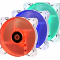 купить Вентилятор для корпуса ID-Cooling SF-12025-RGB-TRIO-SNOW <комплект из 3шт  пульт, 120mm, 2000RPM> в Алматы фото 1