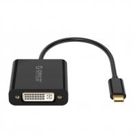 купить Адаптер ORICO  XD-125-BK-BP <Type-C to DVI (F), Cable 15cm, 1920*1080@60Hz, 52*45*15mm> в Алматы фото 1