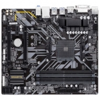 купить Материнская плата GIGABYTE B450M DS3H AM4 2xPCI-E DVI+HDMI GbLAN SATA RAID MicroATX 4DDR4 в Алматы фото 1