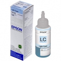 Купить Чернила Epson C13T67354A L800/1800/810/850 светло-голубой Алматы