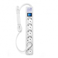 купить Сетевой фильтр Power Cube SPG(5+1)-16B-1,9М, 16А/3,5кВт, 1,9м, 6 розеток, белый в Алматы фото 1