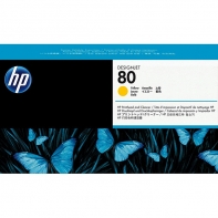 купить Картридж струйный HP C4823A, №80 Жёлтый, для HP DesignJet 1000/1000+ семейства в Алматы фото 1