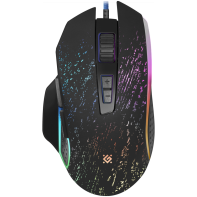купить Мышь проводная игровая оптическая Defender Syberia GM-680L RGB,7кнопок,3200dpi, НОВИНКА! в Алматы фото 1