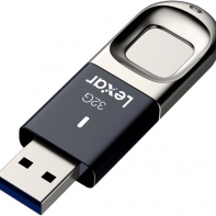 купить LEXAR 32GB  Fingerprint F35 USB 3.0 flash drive, up to 150MB/s read and 60MB/s write, Global в Алматы фото 1