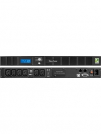 купить Line-Interactive ИБП, CyberPower OR600ELCDRM1U, выходная мощность 600VA/360W, Чистая синусоида, 1U Rackmount, LCD, AVR, RJ11/RJ45, USB, RS-232, Smart Slot, 6 выходных разъемов типа IEC C13, PowerPanel® Personal Edition                                 в Алматы фото 2
