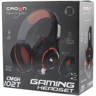 купить Гарнитура игровая CROWN CMGH-102T Black&orange в Алматы фото 3