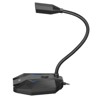 купить Игровой стрим микрофон Defender Tone GMC 100 USB, LED, черный в Алматы фото 2