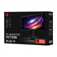 купить Монитор LCD 27* 2E H2720B D-Sub, DVI, HDMI, DP, Audio, IPS, 2560x1440, FreeSync, HAS в Алматы фото 4