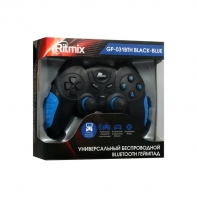 купить Геймпад беспроводной Ritmix GP-031BTH черный+синий в Алматы фото 4