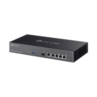 купить Маршрутизатор Multi-WAN GbE VPN Tp-Link ER7406 <5 GbE портов (1 фиксированный GbE SFP-порт WAN, 1 фиксированный GbE порт WAN RJ45, 2 фиксированных GbE порта LAN RJ45, 2 переключаемых GbE порта WAN/LAN RJ45), 100 VPN-туннелей IPsec, интегрирация с Oma в Алматы фото 2