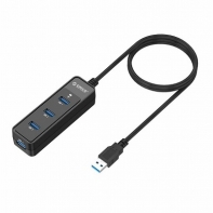 купить USB Хаб ORICO W5P-U2-100-BK-BP <USB2.0x4, MicroUSB, Black, 1m> в Алматы фото 1