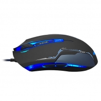 купить Компьютерная мышь, E-Blue, Auroza EMS144BK, Оптическая, 500/1750/2500/3500dpi, Проводная, Чёрный в Алматы фото 3
