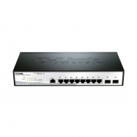 купить Коммутатор, D-Link, DES-1210-10/ME/B1A, 19-дюймовый стоечный, 8 портов 10/100M RJ45 2 комбо порта 100/1000Base-T/SFP, Управляемый, Корпус металл, 1U в Алматы фото 2