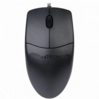 купить Мышь A4tech N-300 BLACK Оптическая USB 1000 dpi в Алматы фото 1