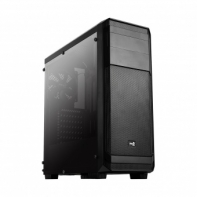 купить Корпус Aerocool Aero 300 FAW 1*5,25 (1 Внешний) 2*3,5 или 3*2,5 7 слотов VGA 345мм CPU 150мм Сталь0,45мм (190мм 460мм 415мм (ШxВxД)) FAN12CM ATX Передняя панель: 1xUSB3.0 2xUSB2.0 / наушники / микрофон в Алматы фото 1