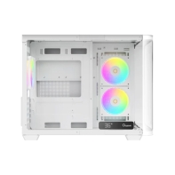 купить Корпус Ocypus Iota C50 WH Curve ARGB Digital mATX/ITX 2xUSB Type-C Белый Iota-C50-WHD300CD-GL в Алматы фото 2