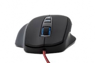 купить Мышь Dream Machines DM2 Comfy S BLACK <Оптический сенсор PMW3360, Плетеный шнур 1.8 m USB 12000 dpi> в Алматы фото 2