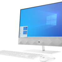 купить Моноблок HP 199Q6EA Pav 24-k0004ur AIO 23.8* FHD NT,i7-10700T,GTX1650 4GB,16GB,1TB PCIe,1yw,W10H64,kbd,ms,Wi-Fi+BT,Wht в Алматы фото 1