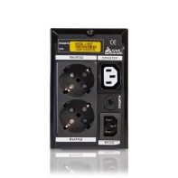 купить UPS SVC V600-F, 360W, 12V/7.5Ah, 2 1 розет., AVR 165-275 V V600-F в Алматы фото 3