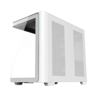 купить Корпус FSP M580-WP, Panoramic ATX Mid Tower, ATX(BTF), M-ATX, Mini-ITX, USB3.0 x 2, Type-C, Curved Glass, White в Алматы фото 3