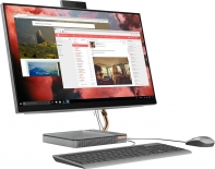 купить моноблок Lenovo IdeaCentre A540-27ICB  27** QHD(2560x1440) IPS/Intel Core i5-9400T 1.80GHz Hexa/8GB/1TB/AMD Radeon RX 560 4GB/noDVD/WiFi/BT4.0/CR/KB+MOUSE(WLS)/W10H/1Y/GREY в Алматы фото 2