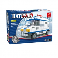 Купить Игровой конструктор, Ausini, 23405, Патруль, Большой полицейский фургон, 194 детали, Цветная коробка Алматы