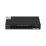Купить PoE-коммутатор с облачным управлением 9GE+1SFP Tenda TEG2210P-8-120W с 16-Port PoE черный Алматы