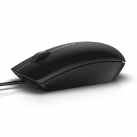 купить Dell Optical USB Mouse MS116 - Black, 1000 dpi, Cable Length 1.8 m в Алматы фото 2