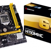 купить Материнская плата S-1151 Biostar H110MHC <mATX, 2xDDR4, VGA, HDMI, USB2.0x6, USB3.0x4> в Алматы фото 1