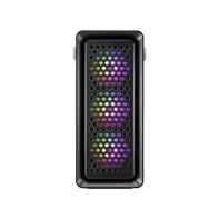 купить Кейс CUT593A-B, ATX Full Tower, E-ATX, ATX, M-ATX, Mini-ITX, USB3.0 x 2, Type-C, TG, Black в Алматы фото 3