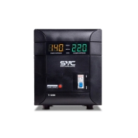 купить Стабилизатор SVC T-12000, 7500W, выход 220V, AVR 140-260В, клеммы, Black-Red в Алматы фото 2