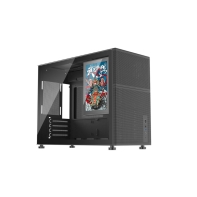 Купить Корпус 1Stplayer MIKU Mi6-EV, Mini Tower, m-ATX, Black, 1x3.5*/1x2.5*, USB, USB-C в Алматы