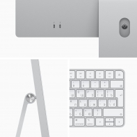 купить 24-inch iMac with Retina 4.5K display: Apple M1&nbsp;chip with 8-core CPU and 7-core GPU, 256GB - Silver, Model A2439 в Алматы фото 3