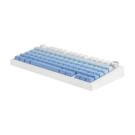 купить Клавиатура AULA F75, mechanical, Ice Vein switch, 80 keys EN/RU, 2.4/BT/cable, Blue-white-purple в Алматы фото 3