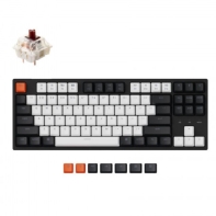 купить Клавиатура Keychron C1-G3 TKL Brown Switch White Led Hot-Swap Gateron G pro Mechanical в Алматы фото 1