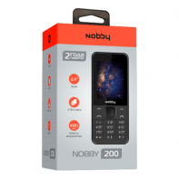 купить Мобильный телефон Nobby 200 черный в Алматы фото 2
