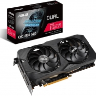 купить Видеокарта ASUS RX 5500, DUAL-RX5500XT-O8G-EVO, RDNA 7nm, 8Gb/128bit, GDDR6, HDMI, 3xDP 1.4, BOX в Алматы фото 1