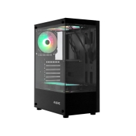 Купить Case ATX midi tower Alseye, Spider-B Black AS.07.0136, (без БП), black Алматы
