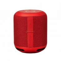 купить Smartmate, PSS101Y_RD, smart speaker with Yandex Alisa voice assistant, built-in 7.4V@ 2x2200mAh battery, 2x3W sound power, 4 sensitive microphones, Wi-Fi/Bluetooth modes, AUX port, 3 month of Yandex.Plus included, compact design, red color в Алматы фото 1