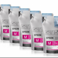 Купить Картридж струйный Epson C13T773340/1 Magenta с пурпурными чернилами, 1л для Epson SureColor SC-B6000/B7000 Алматы