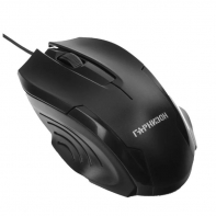 купить Мышь Гарнизон GM-110, USB, чип- Х, черный, 800 DPI, 2кн.+колесо-кнопка, кабель 1,5м в Алматы фото 2